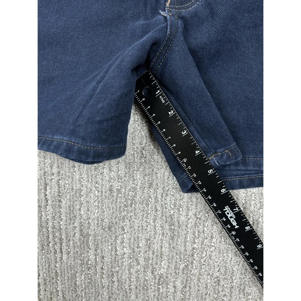 Marithe Francois Girbaud Shorts Womens 9/10 Blue Denim Cuffed Vintage 90's Y2K